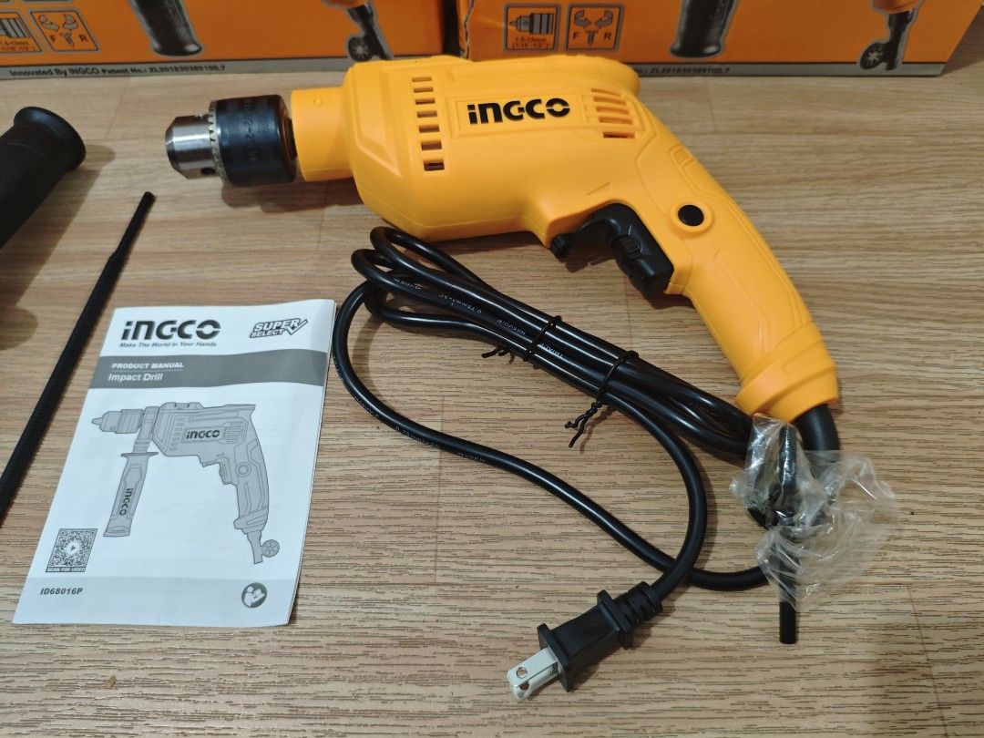 Ingco Impact Drill/Barena Supplier Brandnew (Category: Construction Tools & Equipment) located in Quezon City. Submitted by mktoolsenterprise (Listing ID 1407578116, Image 3). Description: All items are Brand New ‼️ FB PAGE: ‼️MK TOOLS ENTERPRISE ‼️ 📍Batasan Hills Quezon City📍 Other Items Available: ✅Grinder ✅Impact Drill ✅Cordless Drill ✅Impact Wrench ✅Rotary Drill ✅Hammer Drill ✅Cordless screwdriver ✅Chainsaw ✅Air Blower ✅Polishing Machine ✅S