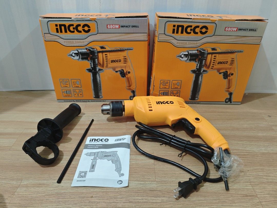 Ingco Impact Drill/Barena Supplier Brandnew (Category: Construction Tools & Equipment) located in Quezon City. Submitted by mktoolsenterprise (Listing ID 1407578116, Image 1). Description: All items are Brand New ‼️ FB PAGE: ‼️MK TOOLS ENTERPRISE ‼️ 📍Batasan Hills Quezon City📍 Other Items Available: ✅Grinder ✅Impact Drill ✅Cordless Drill ✅Impact Wrench ✅Rotary Drill ✅Hammer Drill ✅Cordless screwdriver ✅Chainsaw ✅Air Blower ✅Polishing Machine ✅S
