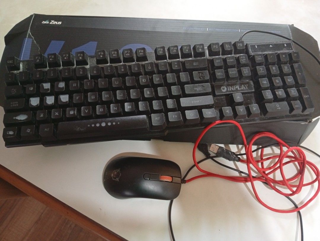 Inplay Keyboard and Mouse Combo (Category: Computer Keyboard) located in Bulacan. Submitted by cjcshop22 (Listing ID 1407753966, Image 1). Description: shipping j&t or pick up lalamove Good condition loc.gto bul.