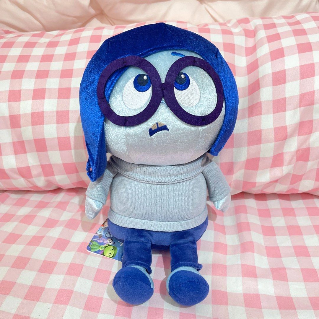 Inside Out Sadness T-Arts Plush (Category: Plushies & Soft Toys) located in Los Banos. Submitted by gemstone98 (Listing ID 1407722330, Image 1). Description: Approx. 35 cm Bnew w pptg Mop gcash Mod j&t Loc laguna.