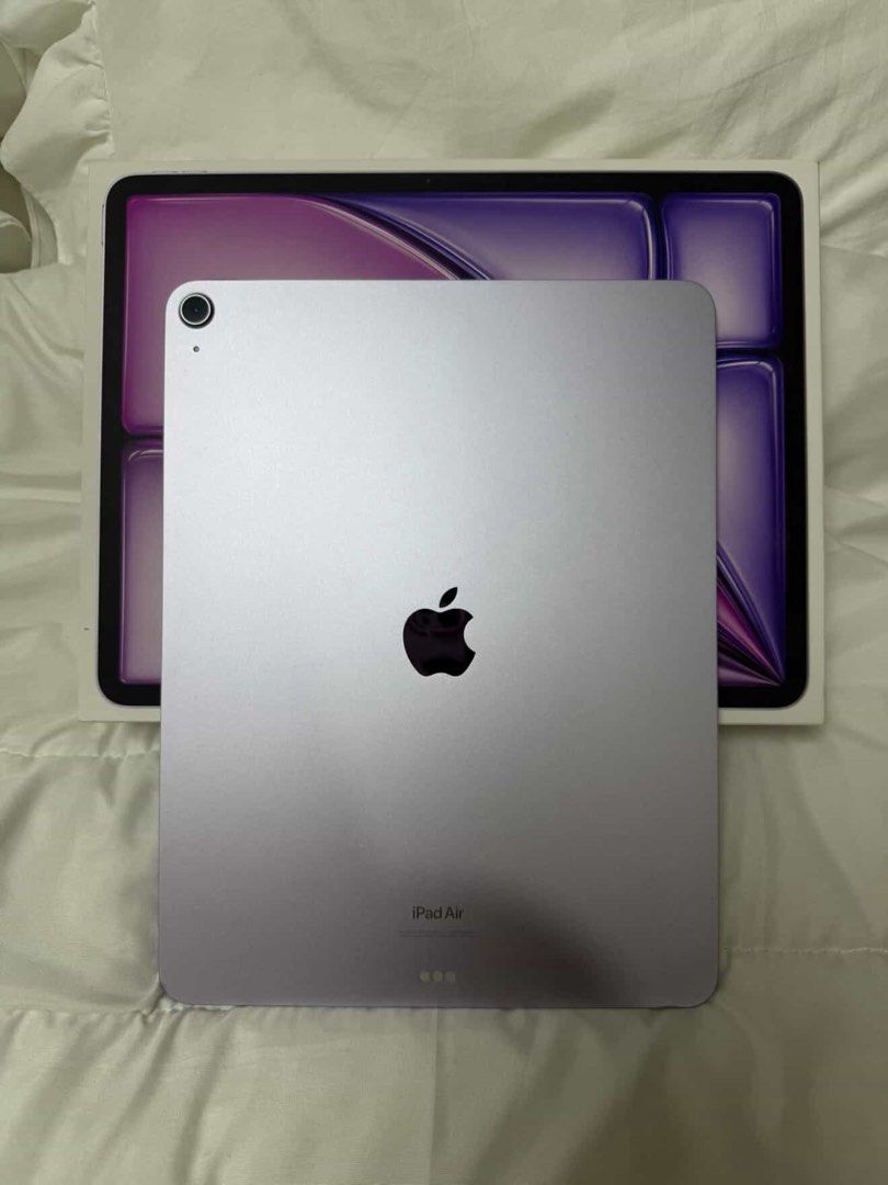 IPAD AIR 13inch (M2) (Category: iPad) located in Tarlac. Submitted by own.pick.items (Listing ID 1407667961, Image 3). Description: FOR SALE iPad Air 13 inch (M2) 256gb📌 COLOR: LIGHT PURPLE ✅ 100% BATTERY HEALTH✅ WITH 2CASE✅ WITH BOX✅ NO ISSUES✅ NO DENTS✅ 1YEAR OLD✅ SMOOTH NA SMOOTH✅ NABILI SA SM TARLAC TIMELINE✅ DIPA NAPAPALITAN NG LCD✅ CHECK ALL YOU WANT✅ RS:DI MAN NAGAGAMIT✅ LOCATION: TARLAC✅.