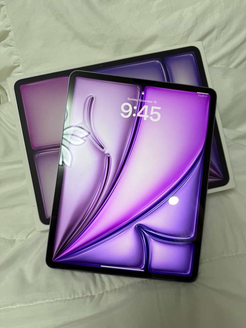 IPAD AIR 13inch (M2) (Category: iPad) located in Tarlac. Submitted by own.pick.items (Listing ID 1407667961, Image 2). Description: FOR SALE iPad Air 13 inch (M2) 256gb📌 COLOR: LIGHT PURPLE ✅ 100% BATTERY HEALTH✅ WITH 2CASE✅ WITH BOX✅ NO ISSUES✅ NO DENTS✅ 1YEAR OLD✅ SMOOTH NA SMOOTH✅ NABILI SA SM TARLAC TIMELINE✅ DIPA NAPAPALITAN NG LCD✅ CHECK ALL YOU WANT✅ RS:DI MAN NAGAGAMIT✅ LOCATION: TARLAC✅.