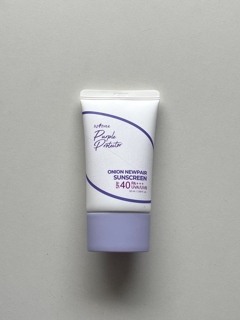 ISNTREE Onion Newpair Sunscreen SPF 40 PA+++ (Category: Face Care) located in Pasay City. Submitted by beansshop (Listing ID 1407613343, Image 1). Description: used twice only RFS: impulse buy, wasn’t a fan of the texture ‼️ LAST PRICE LISTED! No haggling 🙏 🔔 pay first to reserve policy MOP: GCash MOD: lalamove / j&t (friday drop off) .