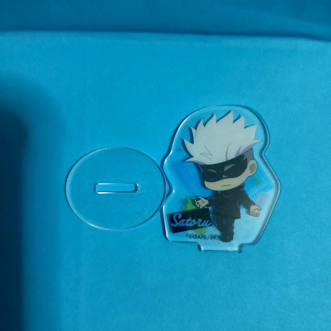 Jujutsu Kaisen Satoru Acrylic Stand (Category: Figurines & Statues) located in Meycauayan. Submitted by aimielix (Listing ID 1407575894, Image 1). Description: MOP: GCash MOD: JNT, LBC.