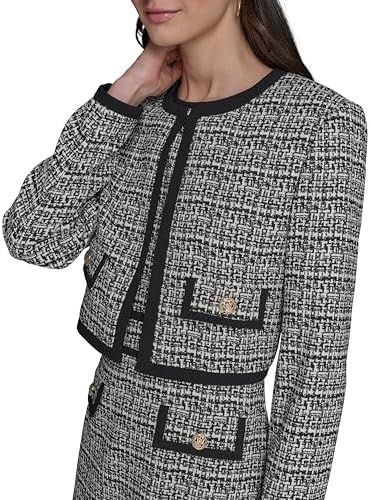 Karl Lagerfeld tweed blazer (Category: Coats, Jackets and Outerwear) located in Valenzuela. Submitted by skiesdeclutter (Listing ID 1407604782, Image 1). Description: Karl Lagerfeld tweed Blazer - can fit small to medium frame.