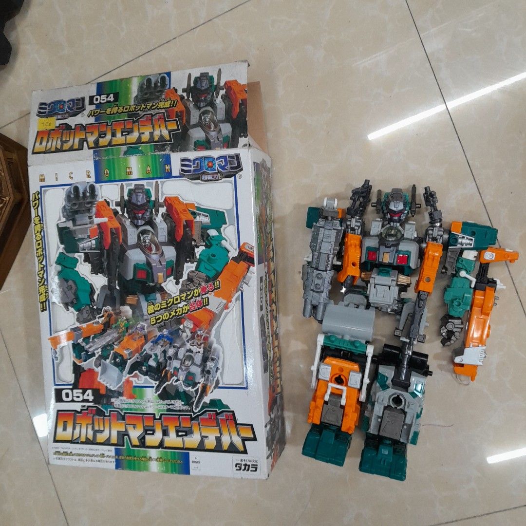 Microman Robotman (Category: Action & Battle Toys) located in Baguio. Submitted by shellcollector (Listing ID 1407592142, Image 1). Description: Microman Robotman Endeavor Super Magnetism System 1999 Takara With box 3200 Pesos Baguio shipping.