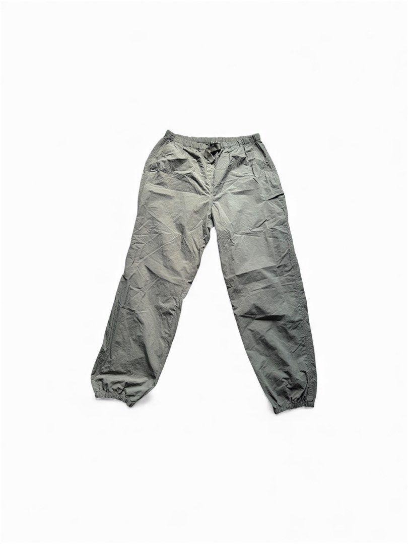 Muji Nylon Pants - Size L (Category: Jeans) located in Trece Martires City. Submitted by lakingking (Listing ID 1407585007, Image 1). Description: - Muji nylon pants - Solid grey color - Size: L - Features: Elastic waistband, cuffed ankles - Material: Nylon - Care: Machine washable - Made in Australia.