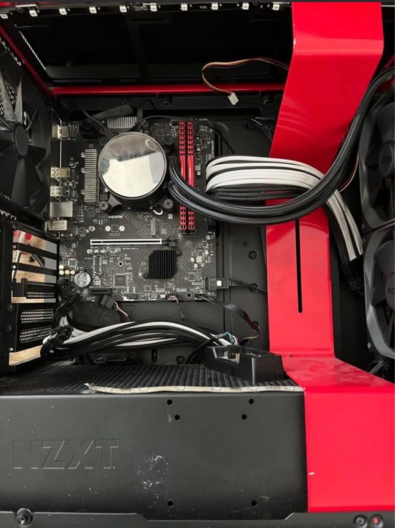 NZXT Custom PC - Black and Red