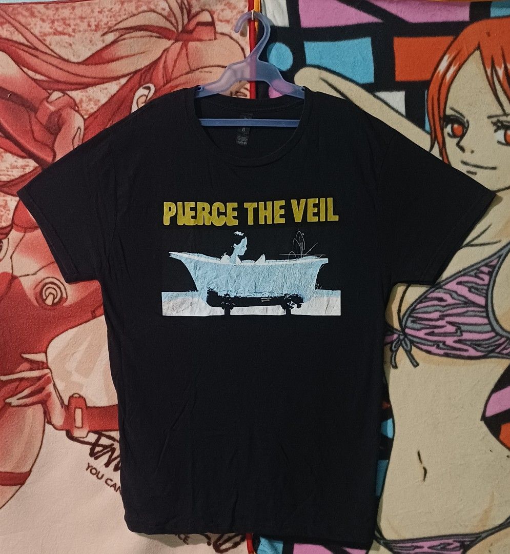 Pierce The Veil (Category: Tshirts & Polo Shirts ) located in Iloilo. Submitted by blackmaria13 (Listing ID 1407695309, Image 1). Description: Pierce The Veil A Match into Water L 20 x 27 hairline cracks .