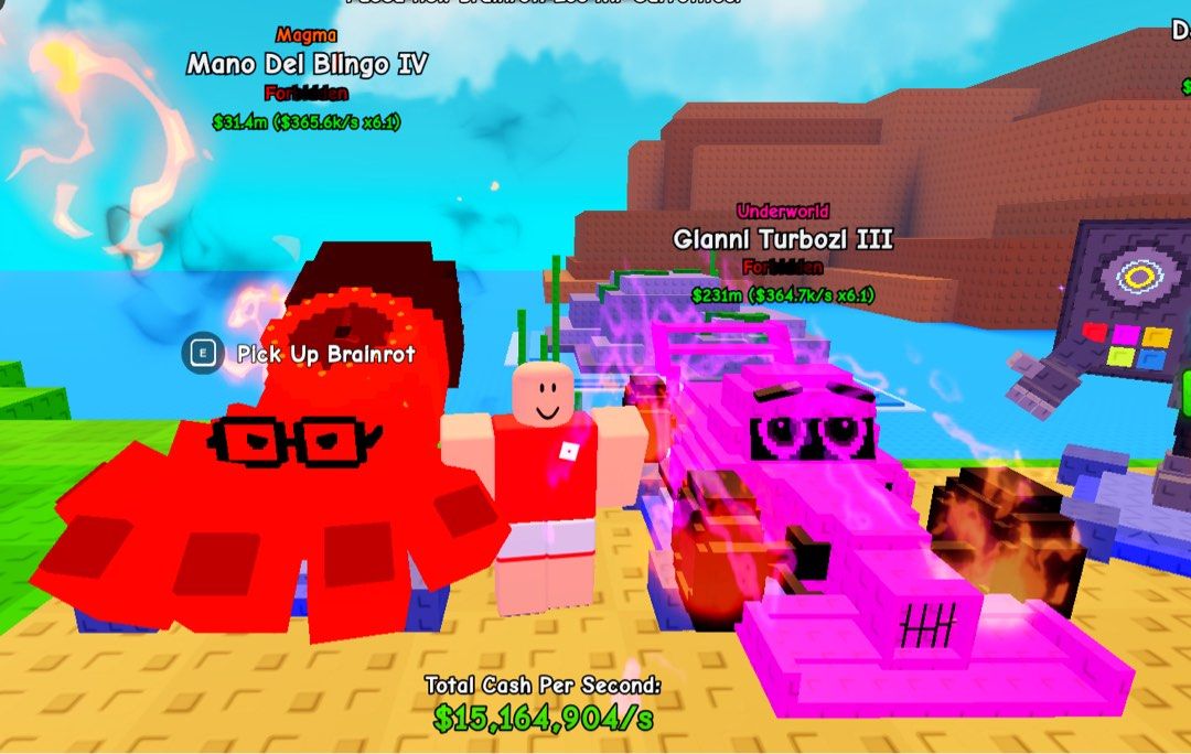 Plants vs Brainrot Bundle (Category: In-Game Products) located in Las Pinas. Submitted by charlsssb (Listing ID 1407619176, Image 1). Description: Plants vs Brainrot Mano Del Blingo $365.62k/s Gianni Turbozi $364.78k/s Both for only ₱120 Dm for inquiries!.