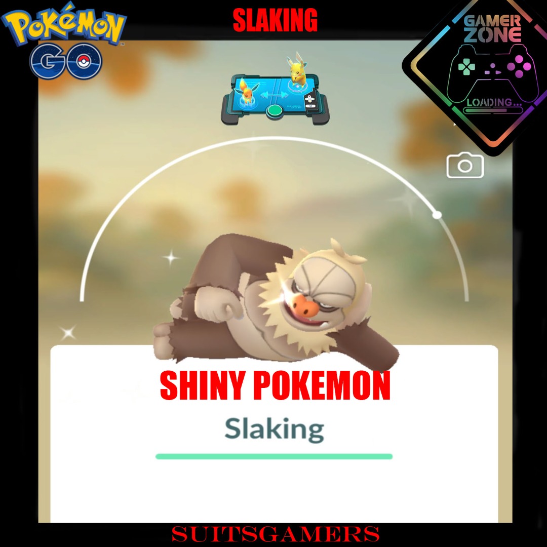 Pokemon GO - Shiny Slaking [SHINY POKEMON], Video Gaming, Video Games ...