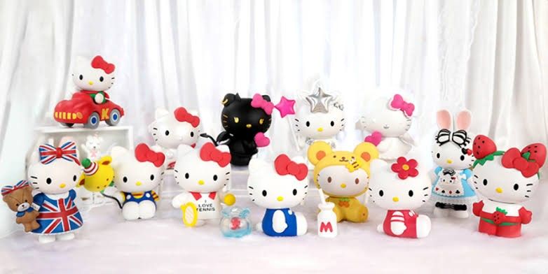 Pop Mart Hello Kitty 45th Anniversary Blind Box Set (SEALED) (Category: Designer & Blind Box Toys) located in Paranaque City. Submitted by tangerinedayz (Listing ID 1407577678, Image 1). Description: HARD TO FIND! Includes 12 blind box. This collectible series features figurines of Hello Kitty in various outfits spanning from 1974 to 2012, celebrating her history. .