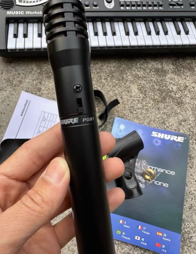😺Shure PG81 Condenser Microphone: A Powerful Tool for Musical ...