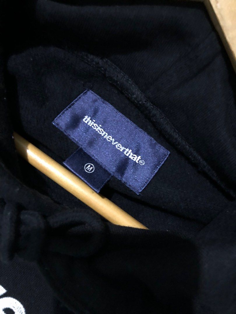 Thisisneverthat Embroid Logo Heavy Cotton Hoodie (Category: Hoodies) located in Quezon City. Submitted by selling2survive (Listing ID 1407620411, Image 3). Description: Size: Medium Length: 27.5 (inches) Pit to Pit: 23 Sleeve: 26.5 Shoulder: 21 Minor sign of usage only No flaw .