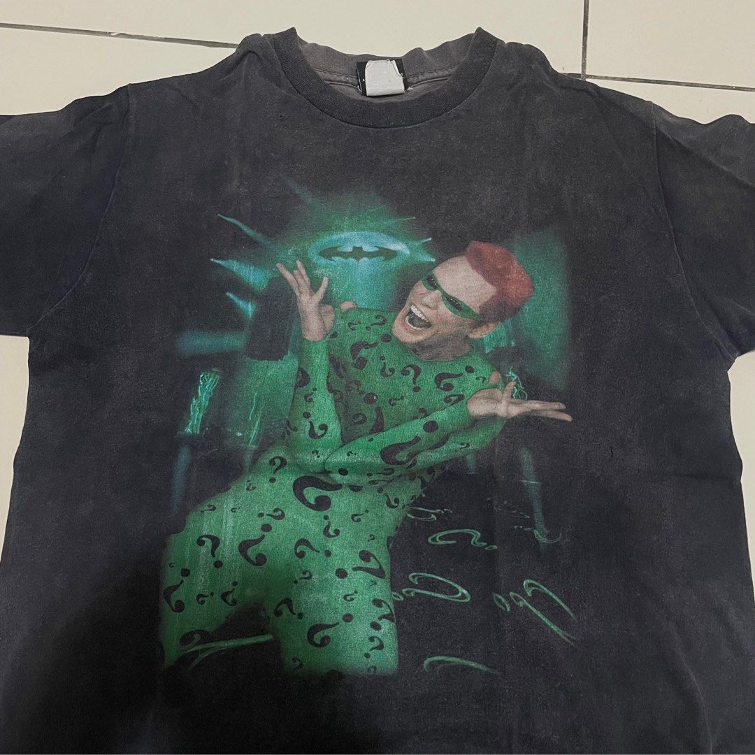 Vtg vintage riddler batman robbin movie villain marvel dc horror, Men's ...