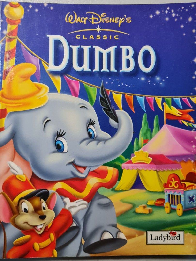 Walt Disney's Classic Dumbo Book (Category: Children's Books) located in Quezon City. Submitted by purpleazure (Listing ID 1407625993, Image 1). Description: Classic Dumbo storybook from Ladybird. Features colorful illustrations of Dumbo and his friends. The book tells the story of Dumbo, a tiny elephant with very big ears, and his journey in the circus. 🔸️mop: bank transfer, gcash 🔸️mod: jnt, same day delivery.