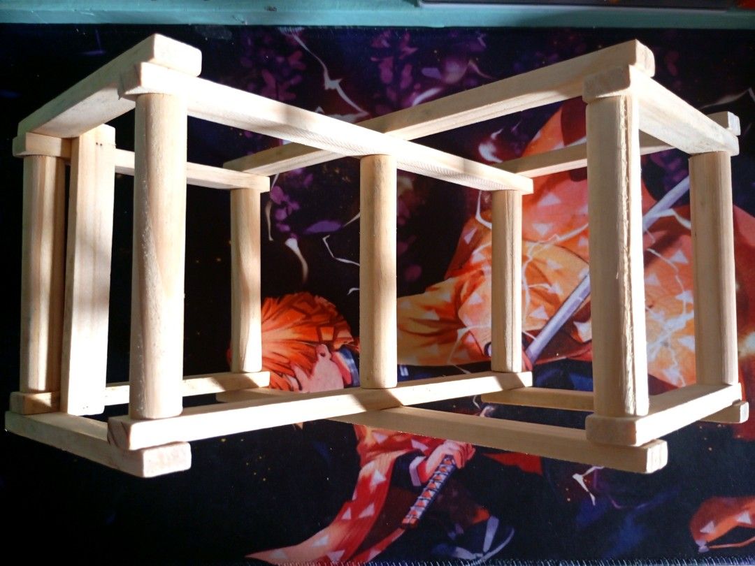 Wooden Wine rack (Category: Wine Cellar & Storage) located in Quezon City. Submitted by an.marie (Listing ID 1407633929, Image 2). Description: Check out this stylish wooden wine rack! Perfect for displaying your favorite bottles. It's a simple yet elegant design that will look great in any home. The natural wood finish adds a touch of warmth. 📍 Loc: Sauyo, QC Can do same day delivery or any of your prefer courier AVAILABLE AS LONG AS POSTED 🫰.