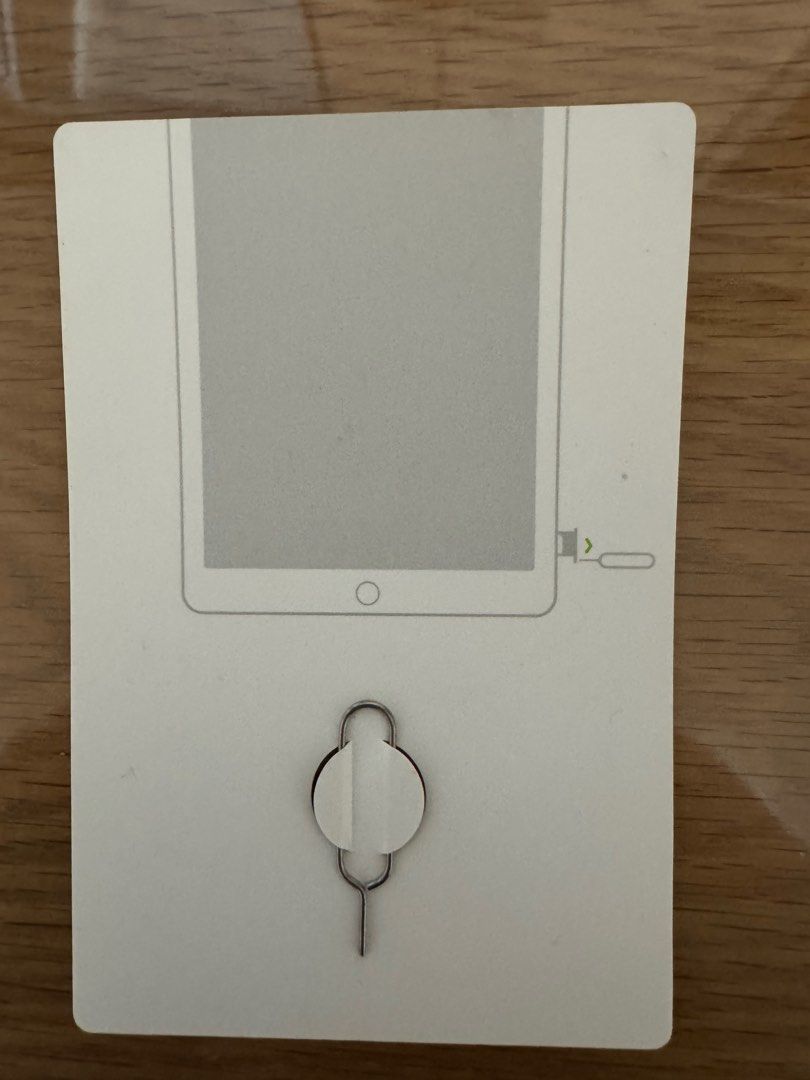Apple SIM Eject Tool (Category: Other Mobile & Gadget Accessories) located in Singapore. Submitted by aldera (Listing ID 1412551749, Image 1). Description: - Genuine Apple SIM eject tool - For iPhone and iPad - Comes with original packaging - Essential accessory.
