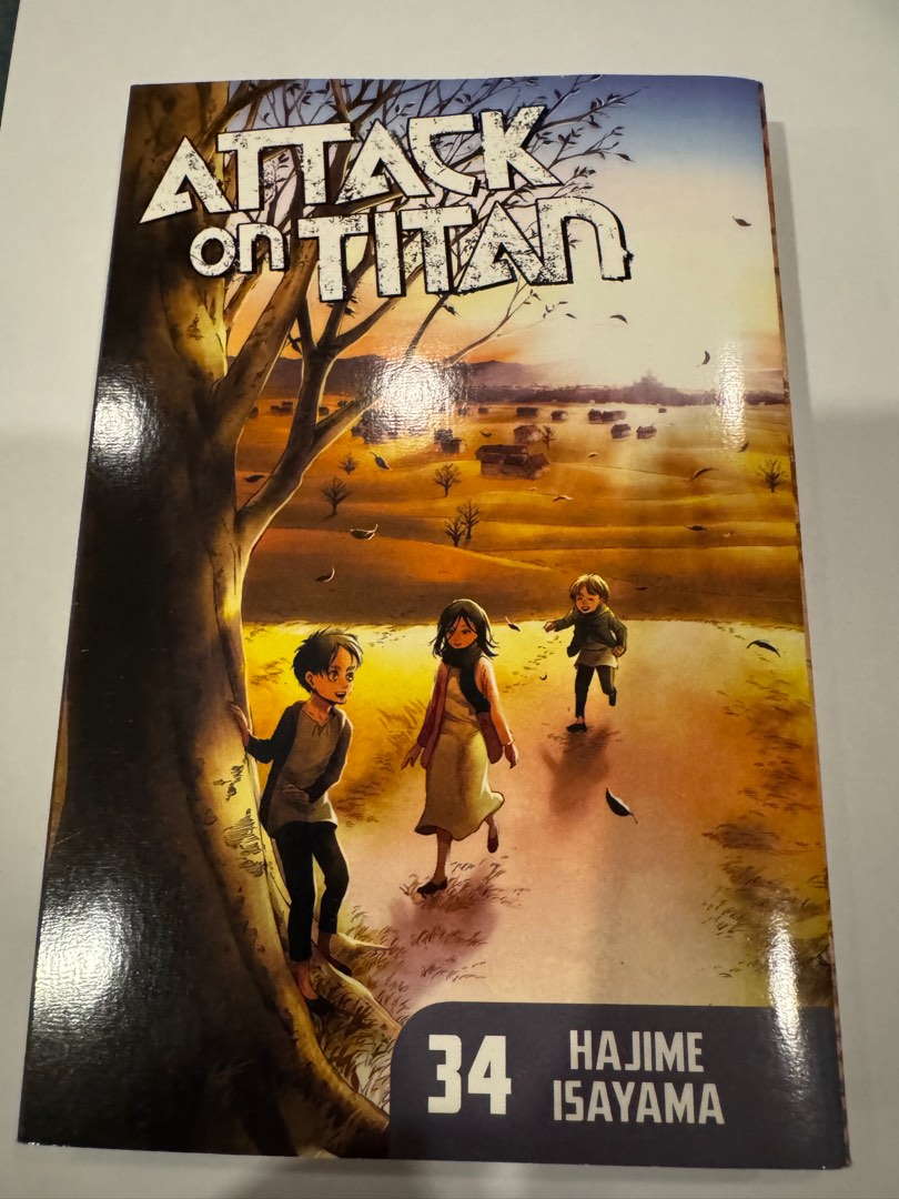 Attack on Titan Manga Volume 34, Hobbies & Toys, Books & Magazines