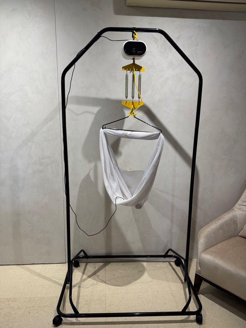 Motorise Baby Cradle with Stand / buaian VIVA Spring cot AUTO full set ...