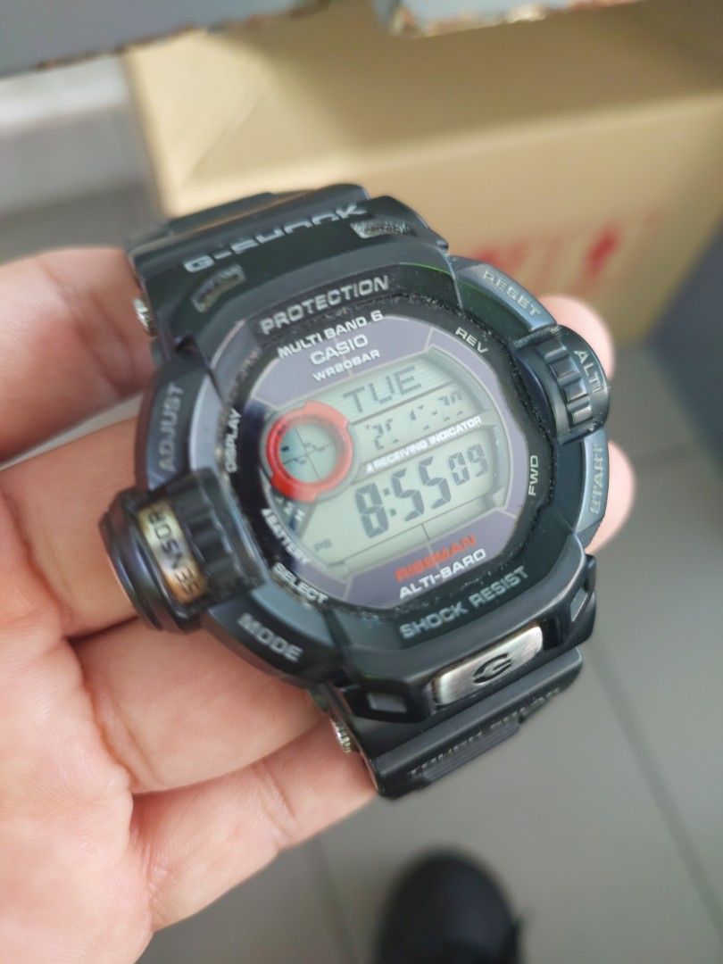 Casio G-Shock Riseman Multi Band 6 Tough Solar Watch - gw9200 - gshock ...