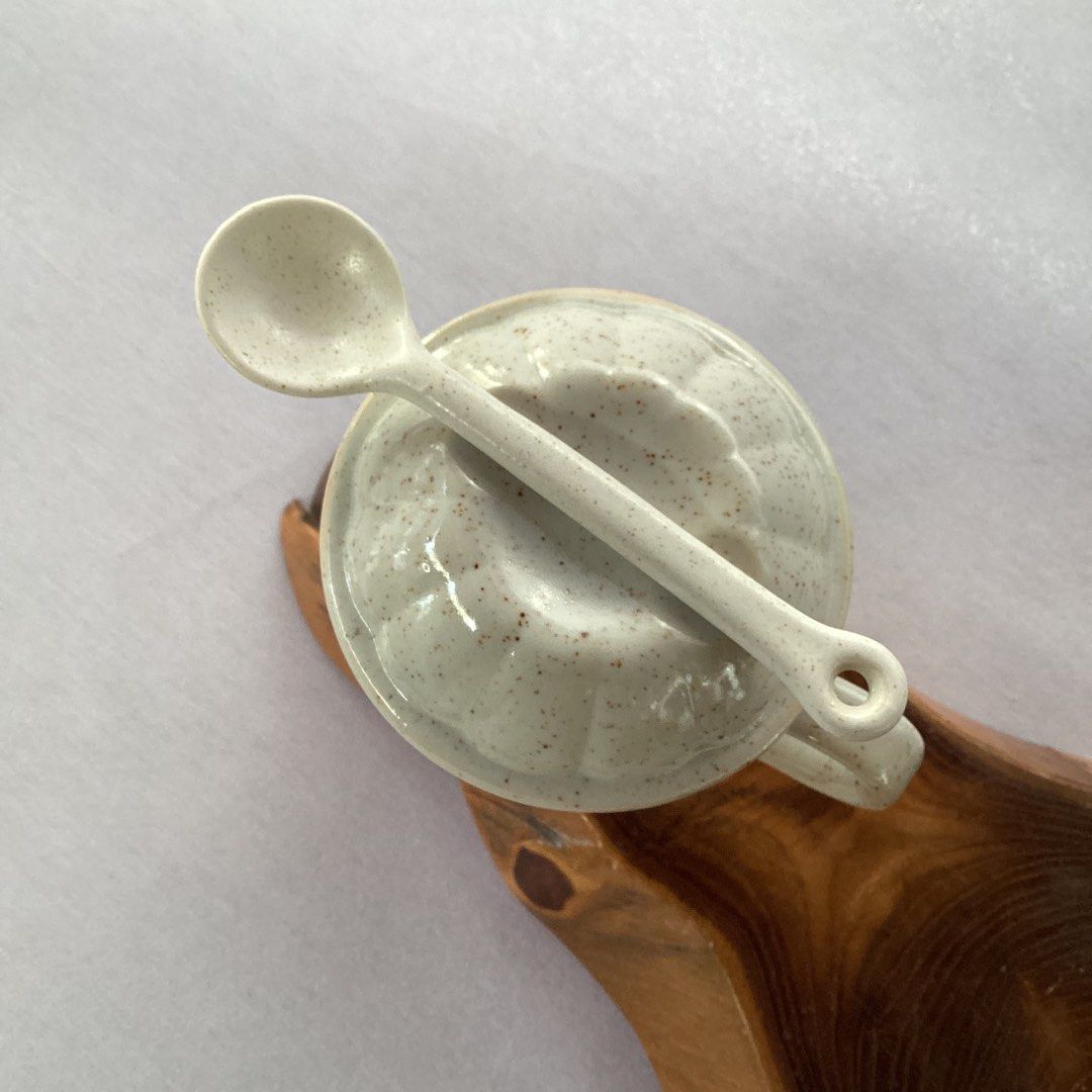 Cup & Teaspoon w/ Lid Set (Category: Coffee & Tea Tableware) located in Davao. Submitted by atbpshop192593 (Listing ID 1412578138, Image 2). Description: Php320 Set Cup & Teaspoon w/ Lid Set Cup w/o Lid H: 2.9 inches L: 2.3 inches Please REVIEW PHOTOS First to pay .