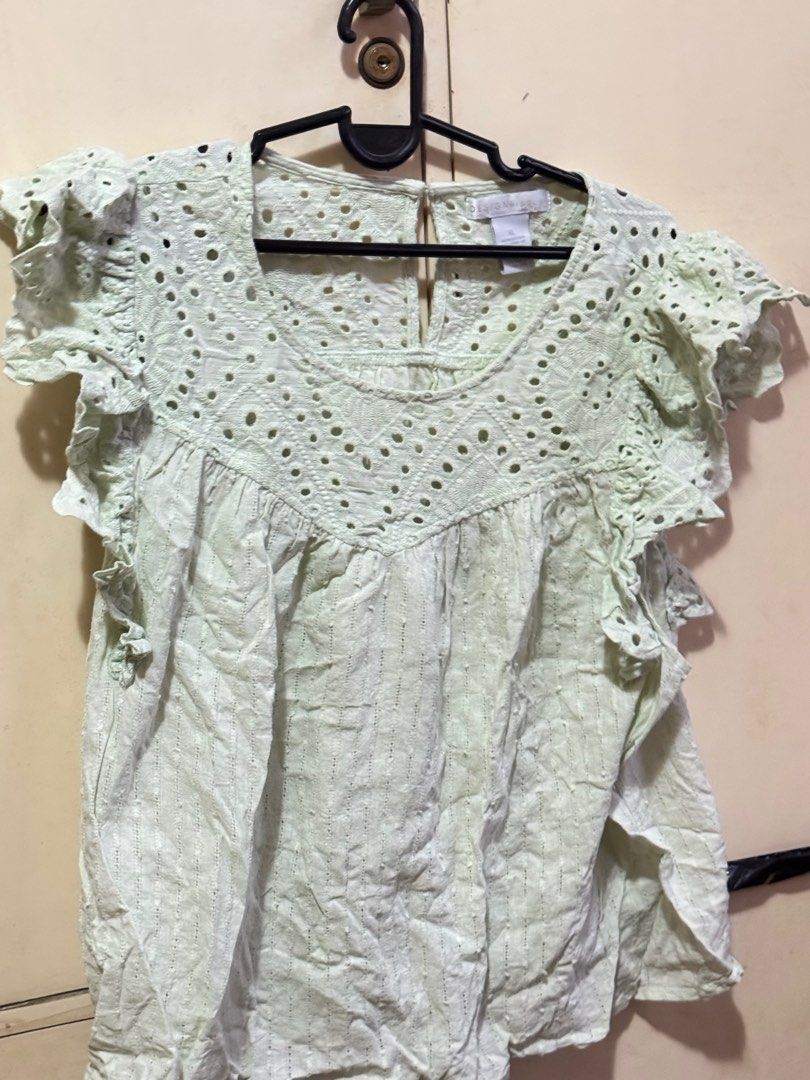 Frilly blouse (Category: Blouses) located in Quezon City. Submitted by frockph (Listing ID 1412562842, Image 1). Description: .
