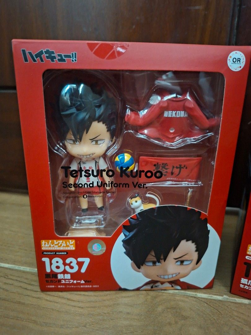 haikyuu !! kuroo 2nd uniform nendoroid (Category: Figurines & Statues) located in Abucay. Submitted by yumiivrse (Listing ID 1412554919, Image 1). Description: — WILLING TO SELL FOR 1K FOR SURE BUYERS !! — notes : — rfs : decluttering ! — only displayed, cleaned & placed back into the original box — all parts still intact ! MOP: Gcash, GoTyme, BPI MOD: LBC, J&T Shipping from: Cebu City.