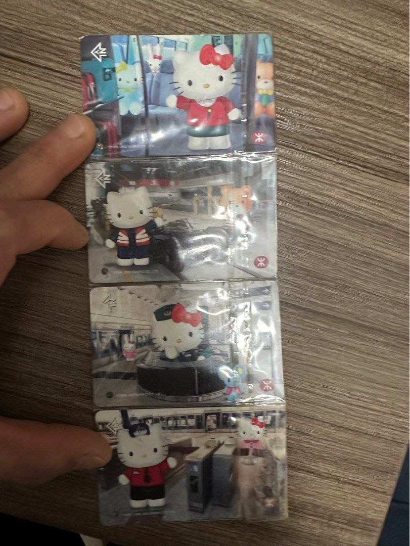 Hello Kitty地鐵飛 （分類：本地景點門票及交通）位於 Hong Kong。 由 r5qh8rhfnf96436 提交（商品編號 1412672248，圖片 1）。簡介： Hello Kitty版地鐵紀念飛一套四張。