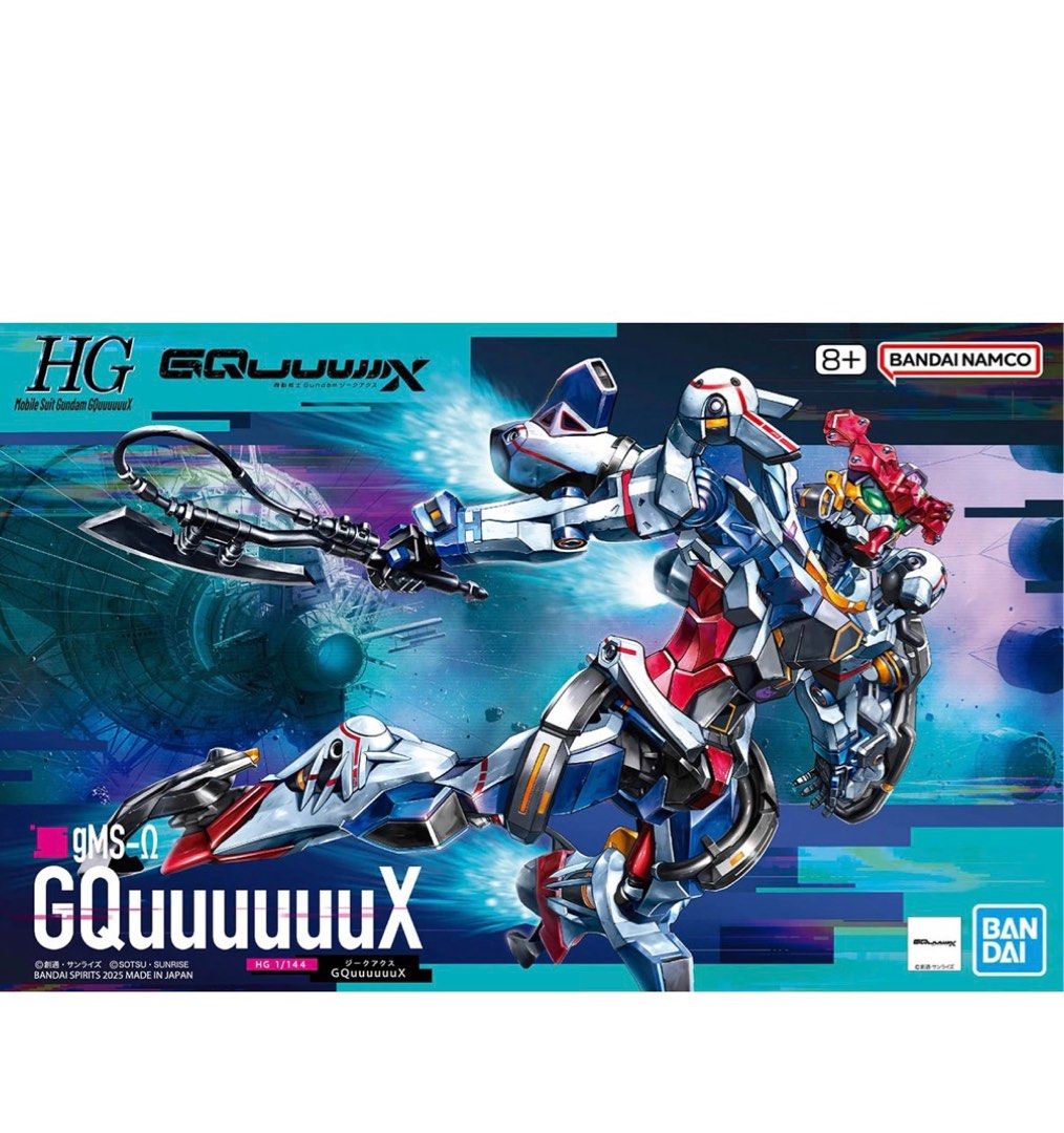 <READY STOCK> HG 1/144 HG GQuuuuuuX Gundam Mobile Suit High Grade Gqux Gqx - Mobile Suit Gundam Bandai Gunpla (Category: Gundam Model Kits) located in Singapore. Submitted by gundamhobby (Listing ID 1412608450, Image 2). Description: HG 1/144 GQuuuuuuX Gundam - Bandai Ready stock x1 Clearing Backlogs ✅ Collection @ Woodlands or Qexpress Delivery +$6 ✅ Payment via Paynow/ Paylah (Caroupay not accepted) ——————————————————————————- 𝐅𝐞𝐞𝐥 𝐟𝐫𝐞𝐞