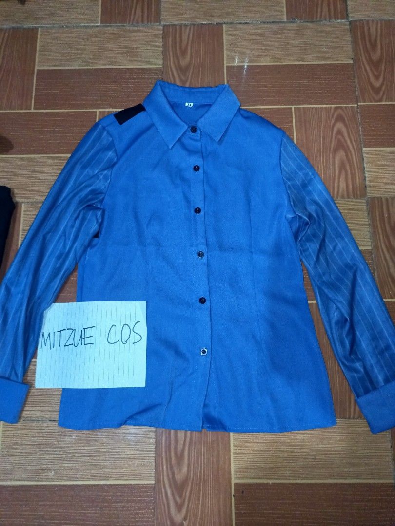 Hugo Vlad Zenless Zone Zero Cosplay WITH WIG (Category: Sets & Coordinates) located in Quezon City. Submitted by mimukidazo (Listing ID 1412630927, Image 2). Description: For sale Hugo Vlad Cosplay from Zenless Zone Zero Costume with WIG OP: 2.8k Selling price: 1.3k SIZE M (See size chart in last picture) Only worn twice Includes Pants, Polo Shirt, Coat and all accessories WITH WIG already washed the cosplay but the wig hindi pa Flaws: Only the b