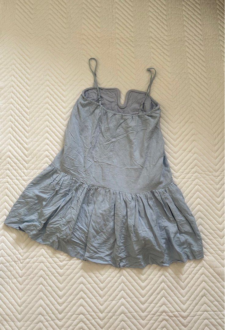 Mini Loose swing dress light blue (Category: Dresses) located in Anda. Submitted by disaccharide (Listing ID 1412586288, Image 3). Description: good as new need iron small to semi medium.