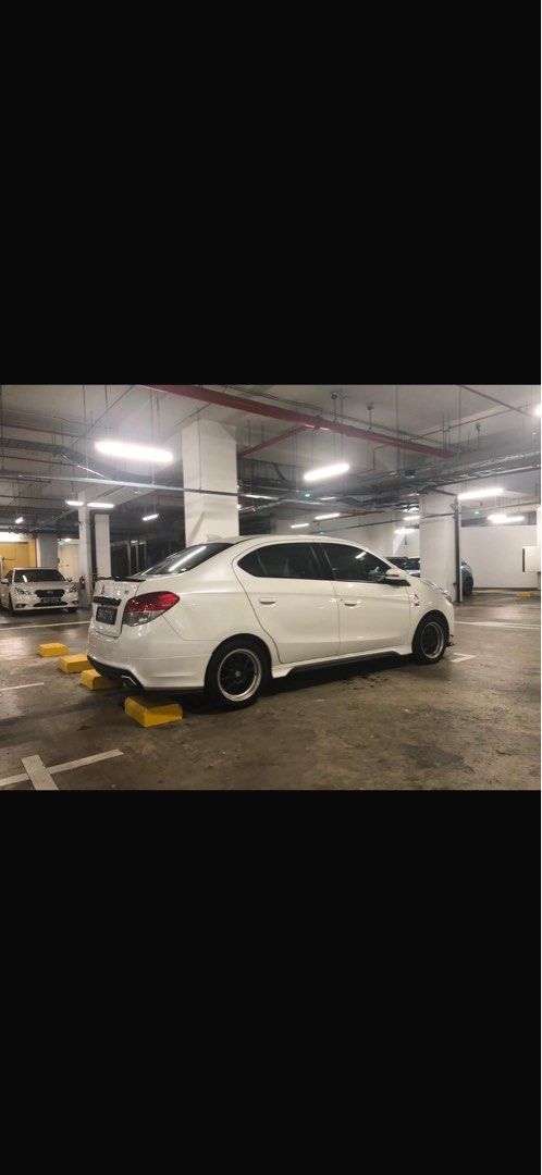 Mitsubishi Attrage 1.2cvt Auto (Category: Used Cars) located in Singapore. Submitted by diehard2.0 (Listing ID 1412559752, Image 2). Description: Well maintained vehicle. Regularly serviced and taken care of. Looking for COI? PM Full cash? Even better Current mileage: 1390000 COI 2 months upfront=$2690 Monthly instalment $1345.