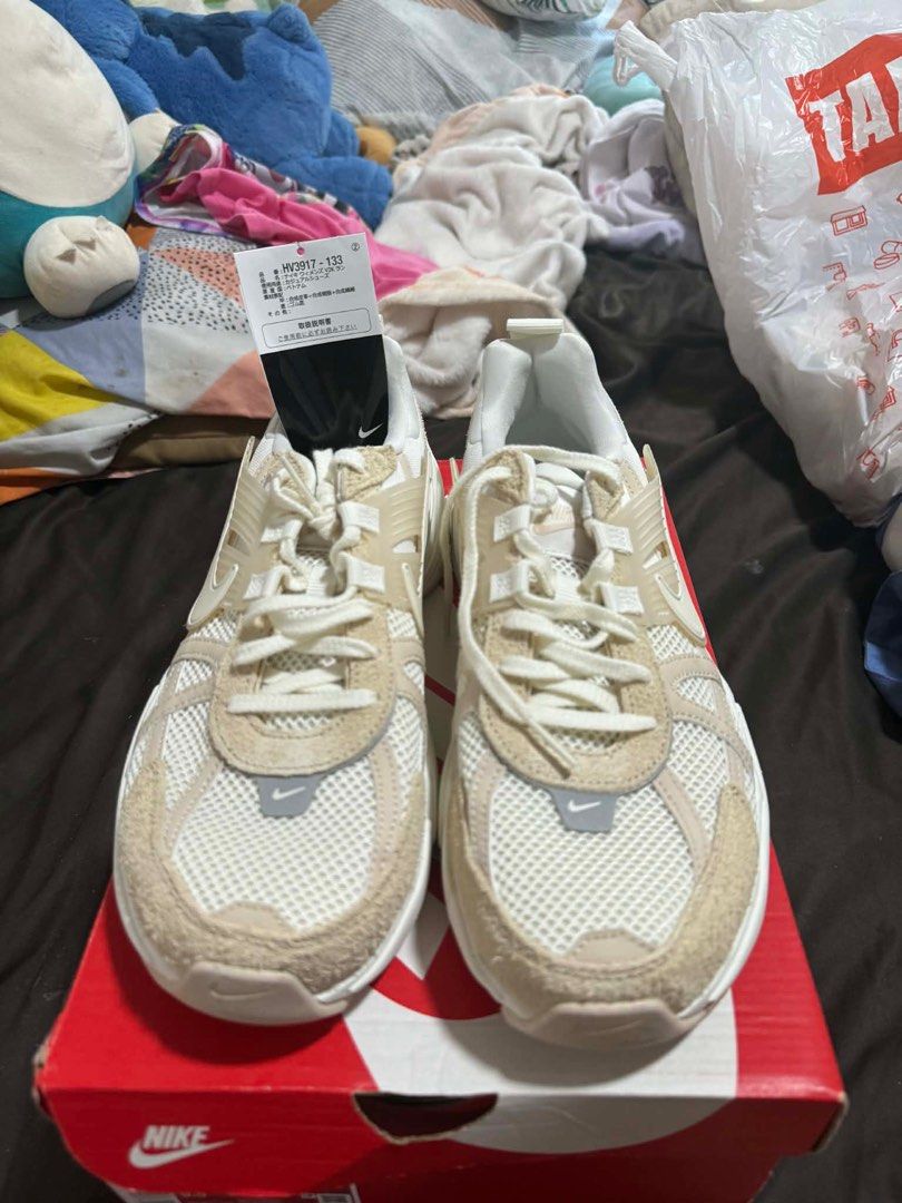 Nike Air Max Plus Sneakers (Category: Sneakers) located in Quezon City. Submitted by bubbles613 (Listing ID 1412529622, Image 2). Description: - Nike Air Max Plus sneakers - Color: Beige and White - W Size: US 11 - M Size: US 9.5 - Includes original box and tags - RFS: wrong size.