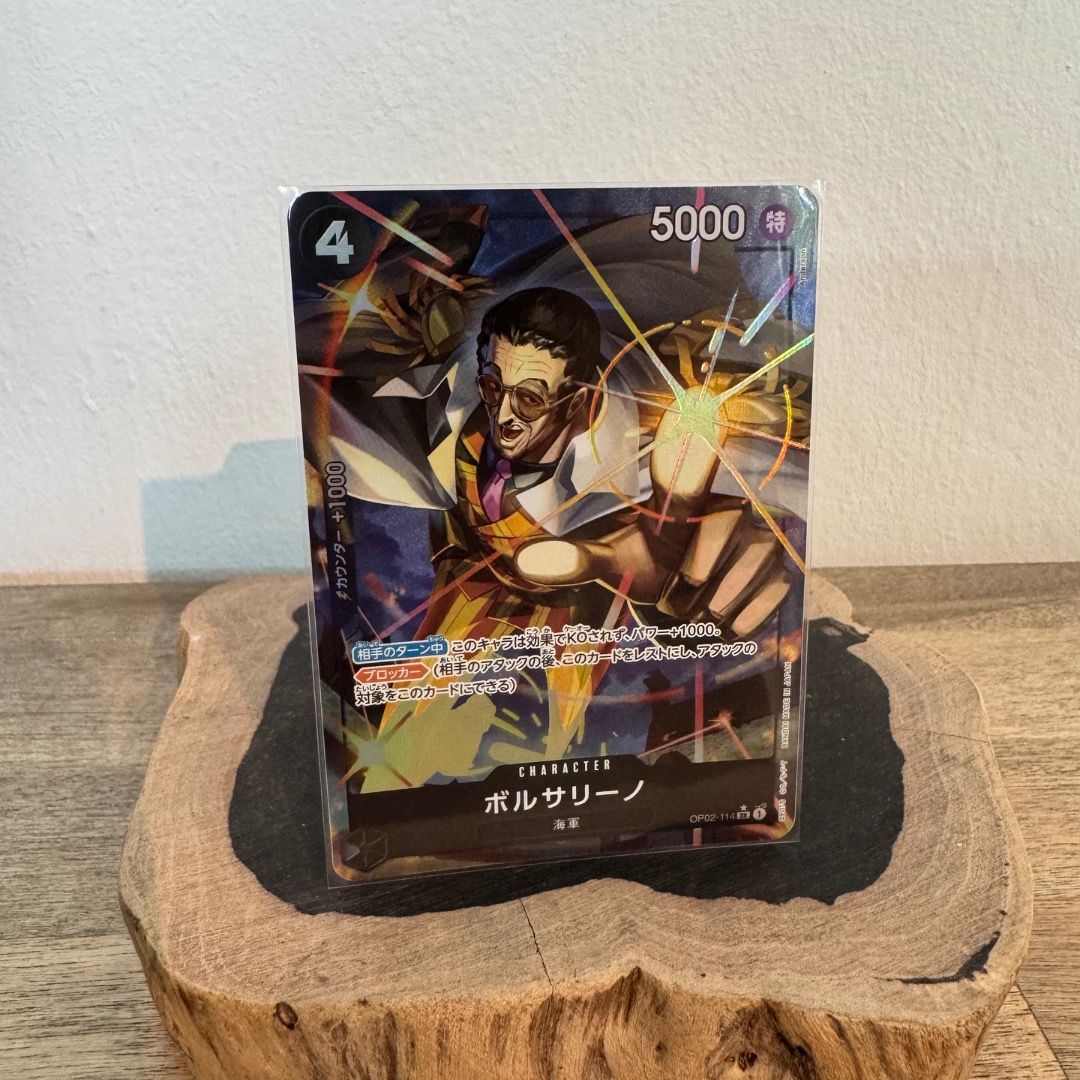 One Piece Card Game Borsalino Op02-114 Alt Art Prb-01 The Best Premium /  Japanese / One Piece TCG, Hobbies & Toys, Toys & Games on Carousell