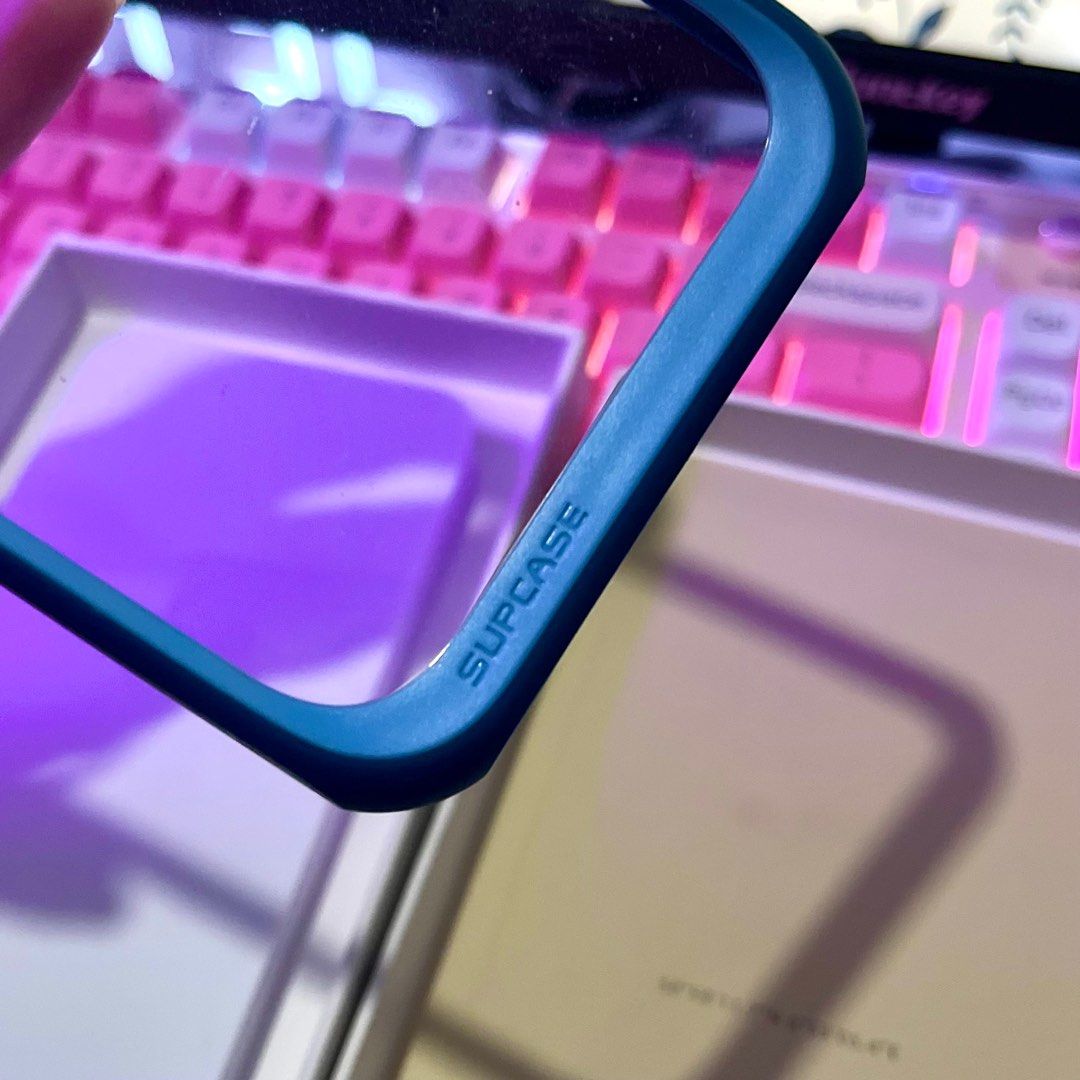 Original Supcase - Hard Case for IPhone 15 pro max (Category: Cases & Sleeves) located in Manila. Submitted by sophie.navs (Listing ID 1412671741, Image 2). Description: - SUPCASE Unicorn Beetle Style Slim Clear Case in blue. - Original price is: 2,000 - Original Supcase hard case. - designed for iPhone 15 Pro Max. - Features a protective design. - Stylish blue frame. - Designed in the USA..