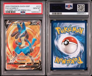 thumbnail image 2 of Lucario VSTAR SWSH214 Full Art Promo – Near Mint, Rare Pokemon Card 2 of 2