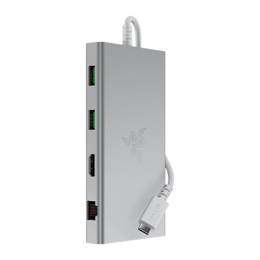 RAZER USB C DOCK MULTIPORT ADAPTER MERCURY EDITION - 4K 60 Hz Display ...