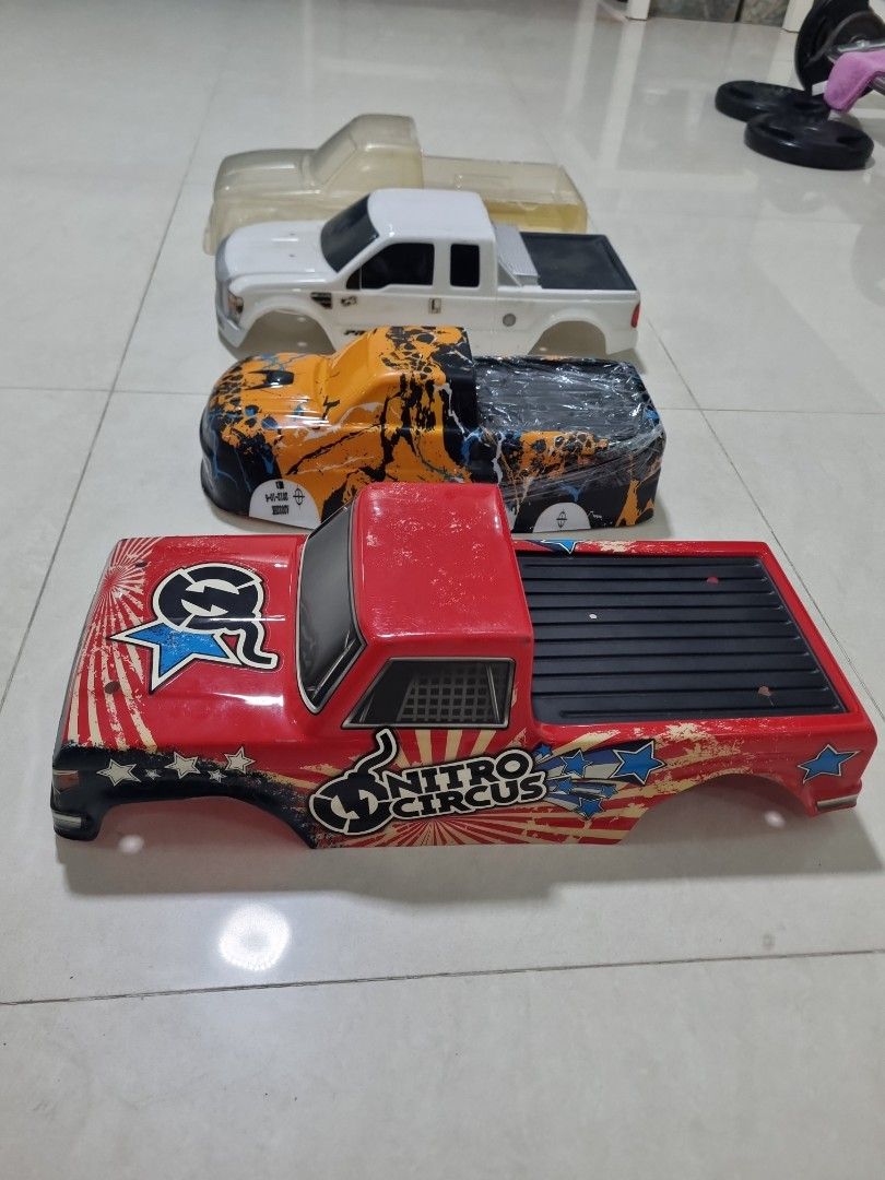 Orange Rc Shells RC Car Body Shells - Assorted, Hobbies & Toys, Toys & Games on Carousell