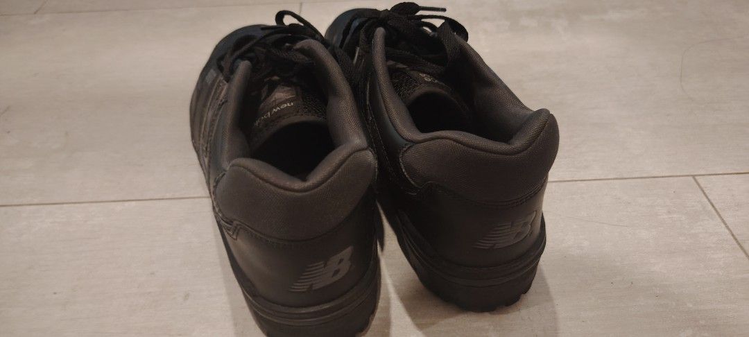Size 11 New Balance 550 (Category: Sneakers) located in Pasay City. Submitted by dollph (Listing ID 1412618772, Image 1). Description: - New Balance 550 sneakers - All-black colorway - Features the iconic 'N' logo - Classic lace-up design.