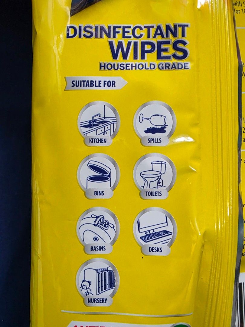 Strike Disinfectant Wipes (100 wipes) (Category: Cleaning Tools & Supplies) located in Marikina City. Submitted by dolliesandpastels (Listing ID 1412591166, Image 2). Description: Strike disinfectant wipes 20 × 18 cm 100 wipes lemon scented Antibacterial (kills 99.9 % of germs) limited stocks available.