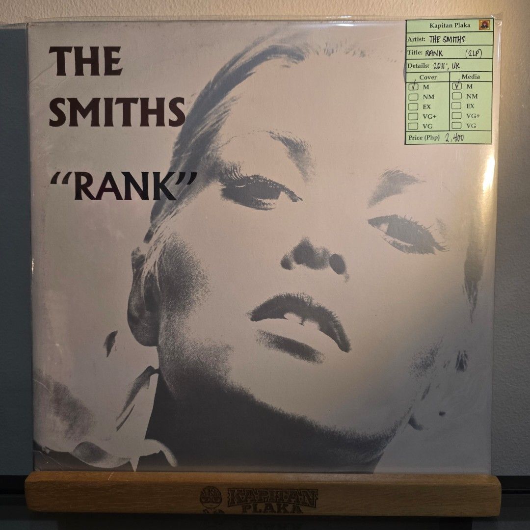 The Smiths-Rank (2LP) (Category: Vinyls) located in Taguig. Submitted by Kapitan_Plaka (Listing ID 1412668299, Image 1). Description: Sealed copy; cover has a crease.