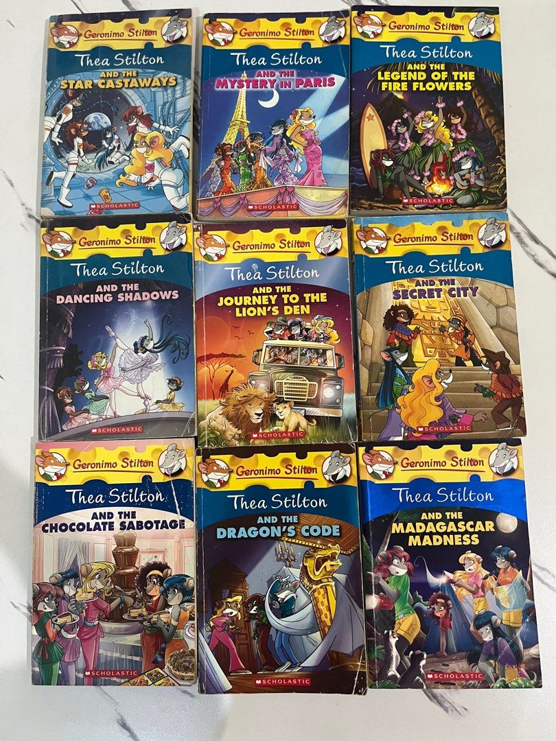 Thea Stilton Books (Category: Children's Books) located in Pasig City. Submitted by adies_apparel (Listing ID 1412635890, Image 1). Description: 185 each book No more haggling, last price already.