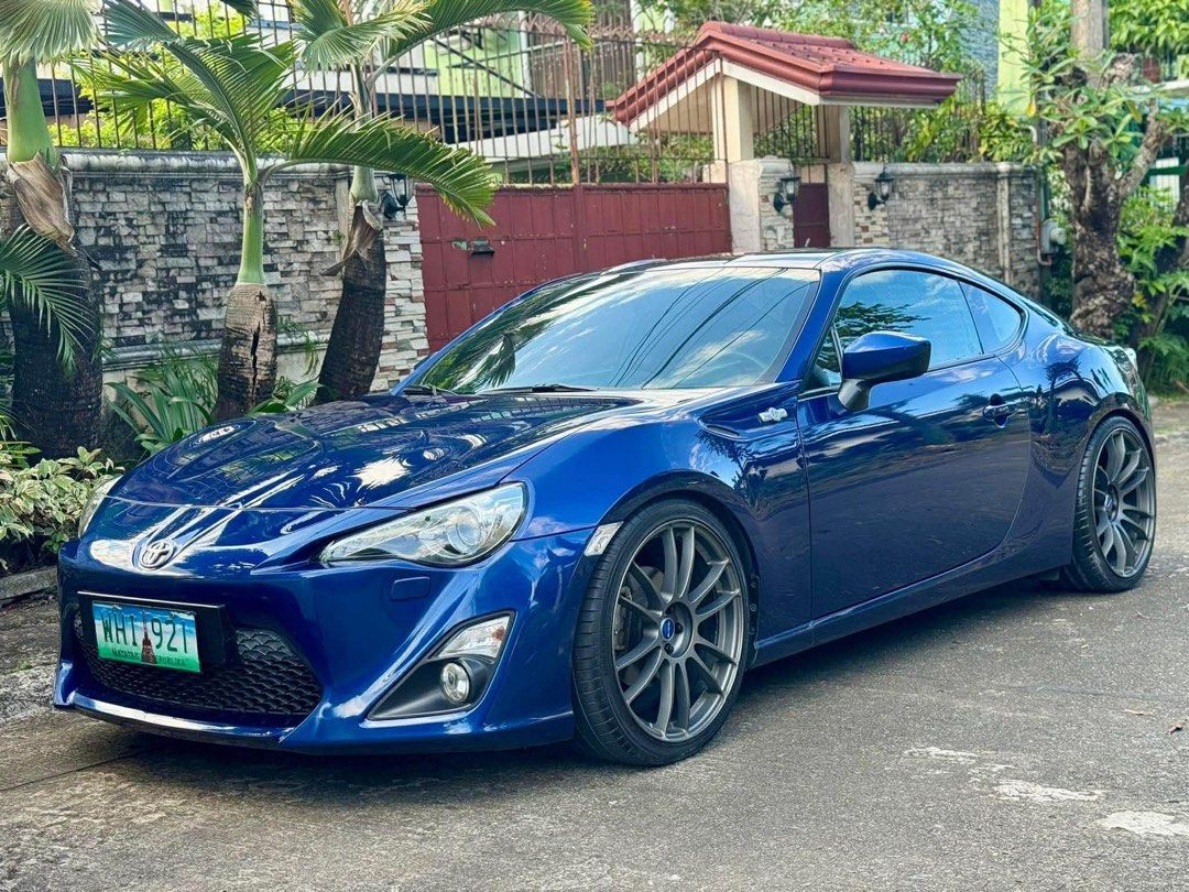 Toyota GT 86 Auto (Category: Used Cars) located in Manila. Submitted by quality_cars (Listing ID 1412545517, Image 3). Description: 🚘 2013 TOYOTA GT86 ✅ Automatic transmission ✅ Galaxy blue silica ✅ 30,xxx original mileage casa maintained with records ✅ Rays Gram Lights staggered original ✅ Complete set of tools, owner’s manual, booklet, legal documents ✅ Cash, trade in or financing ok. ✅ Online car loan application. 1 -5 days processing 100% su