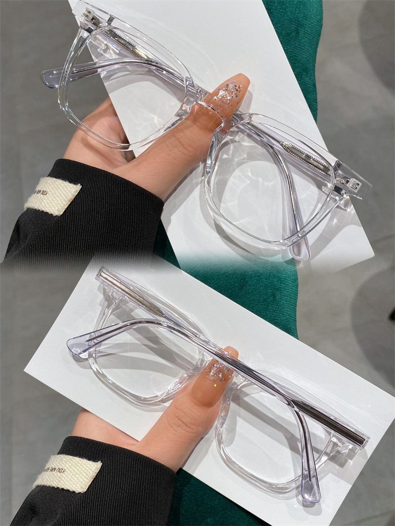 Transparent Clear Spectacles Eyeglasses Frames, Women's Fashion ...