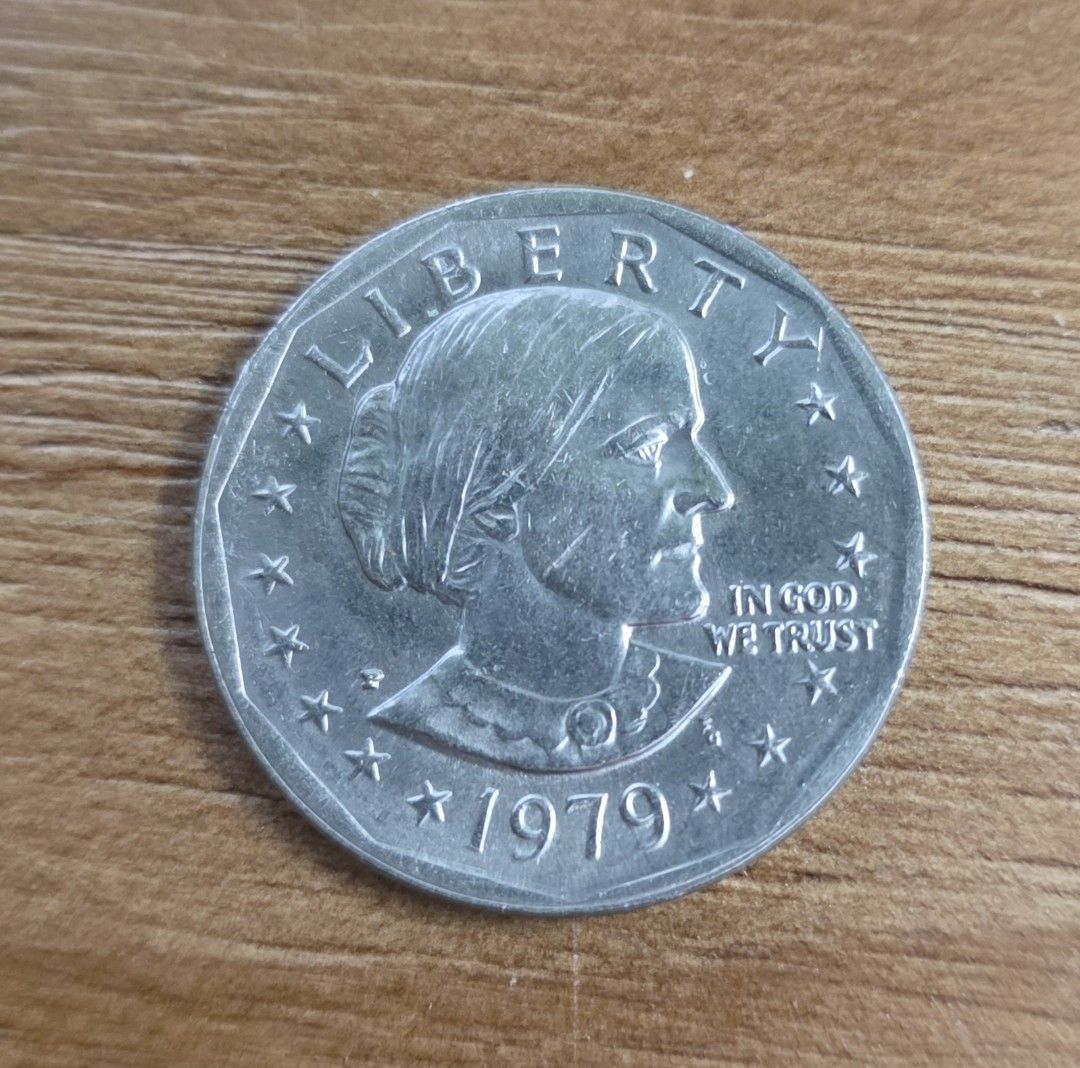 美國1979年1元硬幣共1枚(品相實物如圖), 興趣及遊戲, 收藏品及紀念品, 錢幣- Carousell