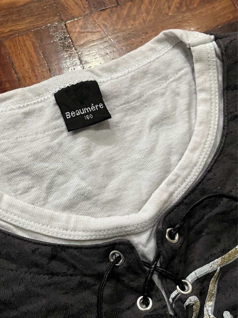 Beaumere Archive Lace Up Shirt (Category: Tshirts & Polo Shirts ) located in Paranaque City. Submitted by esotericgarbage_ (Listing ID 1412766681, Image 2). Description: 18.5x23.