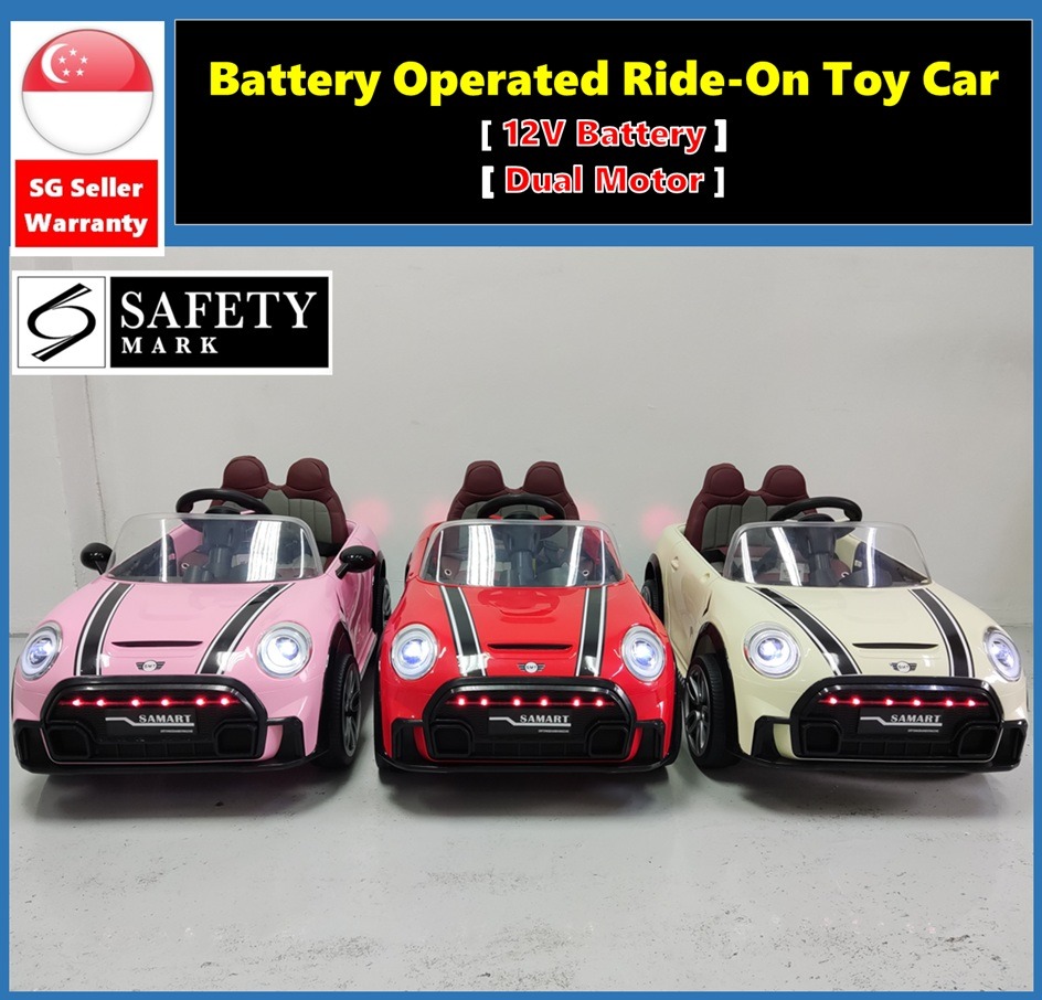 [Brand New] Kids Battery Operated Ride-On Toy Car (Mini Cooper ...