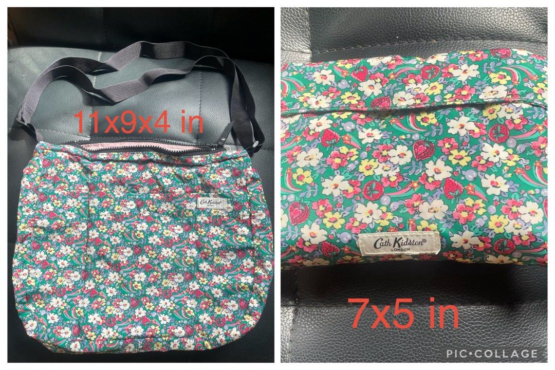 Cath Kidston foldable sling (Category: Cross-body Bags) located in Cainta. Submitted by robbynt (Listing ID 1406673813, Image 1). Description: 👗👟👜 Part of my closet clean-out! Letting go of some of my faves — all preloved and in great shape. From my closet to yours. 😊 ✅ Color - multicolor ✅ Size - medium ✅ Bag type - sling ✅ Bag closure - zipper ✅ Hardware - silver ✅ Adjustable strap ✅ Front pocket - hidden magnetic lock ♻️ Location: Cainta, 