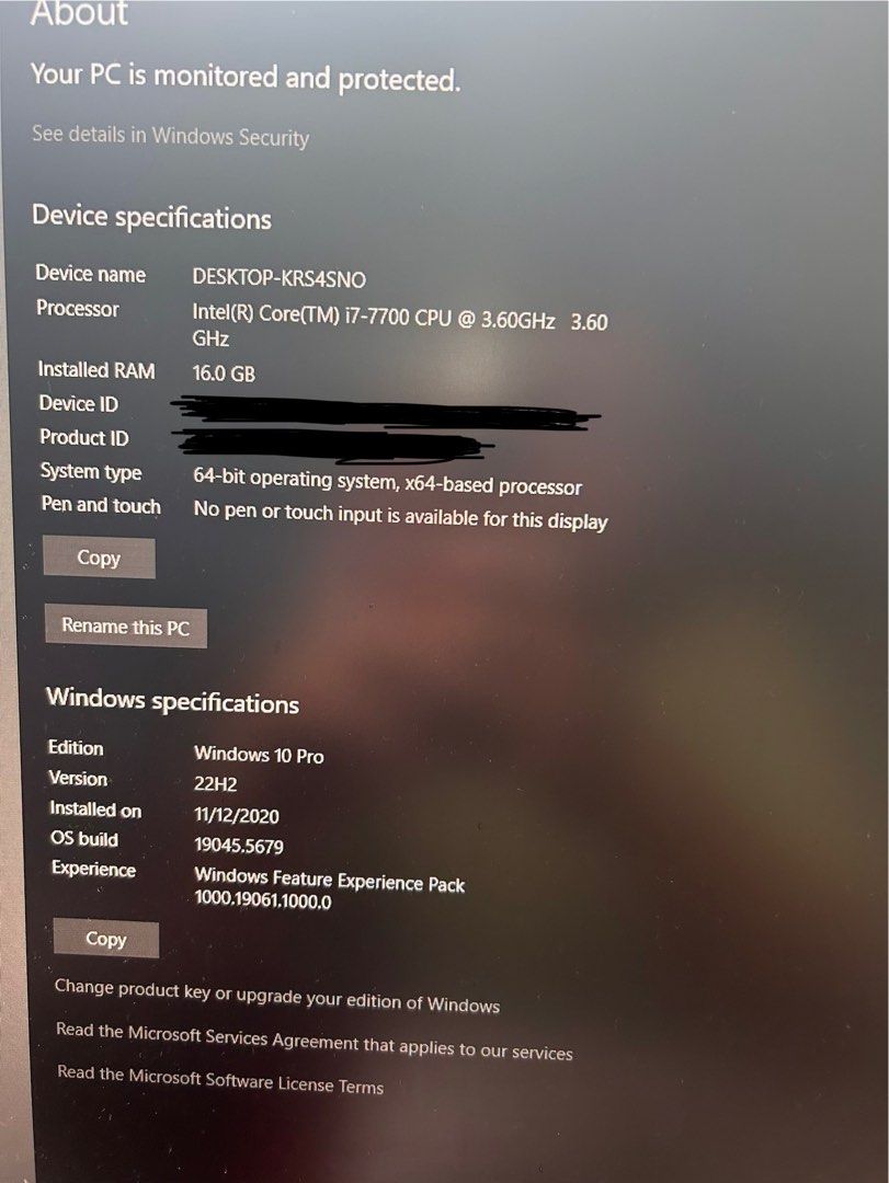 i7 Deskop for SALE65561097445891110